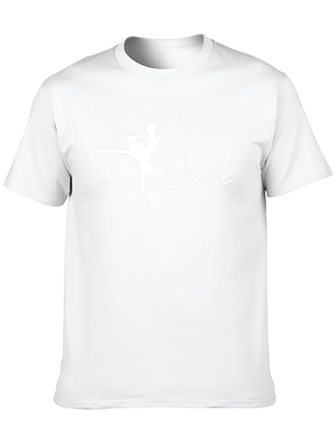 Dance Ballerina Graphic Black T-Shirt
