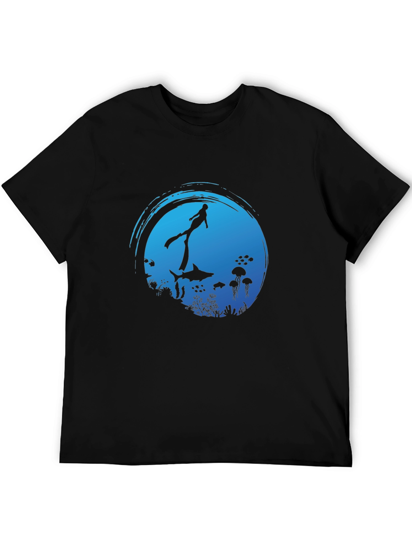 Scuba Diver Ocean Graphic Tee
