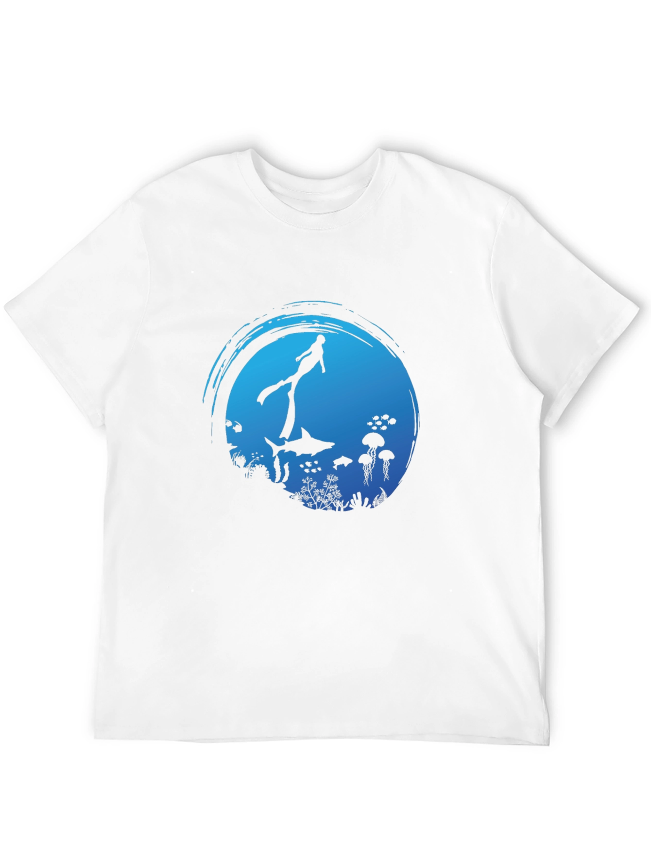 Scuba Diver Ocean Graphic Tee