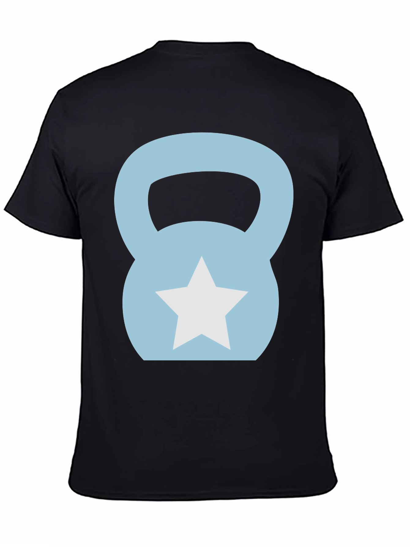 Kettlebell Star Graphic T-Shirt - Black