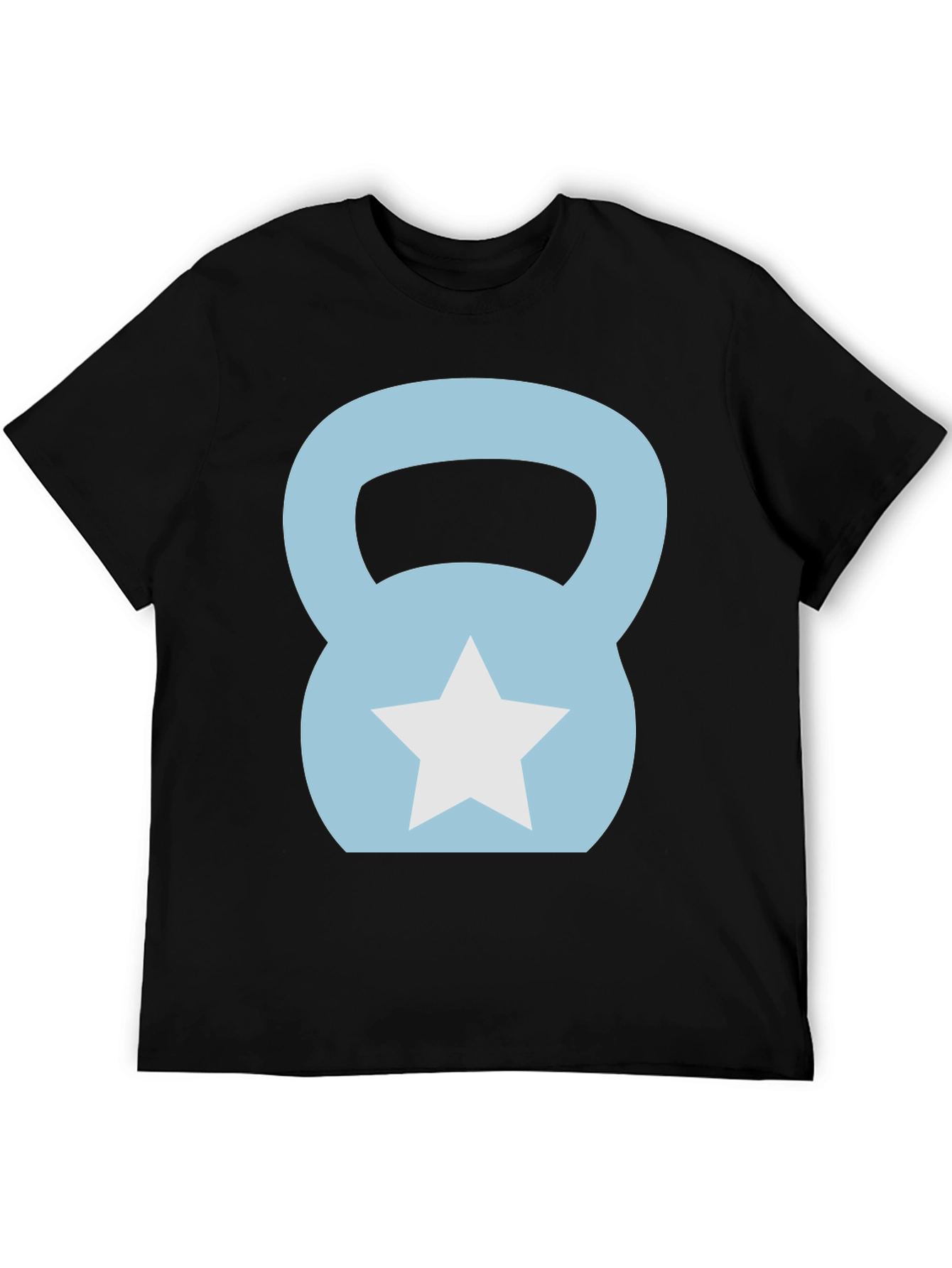 Kettlebell Star Graphic T-Shirt - Black