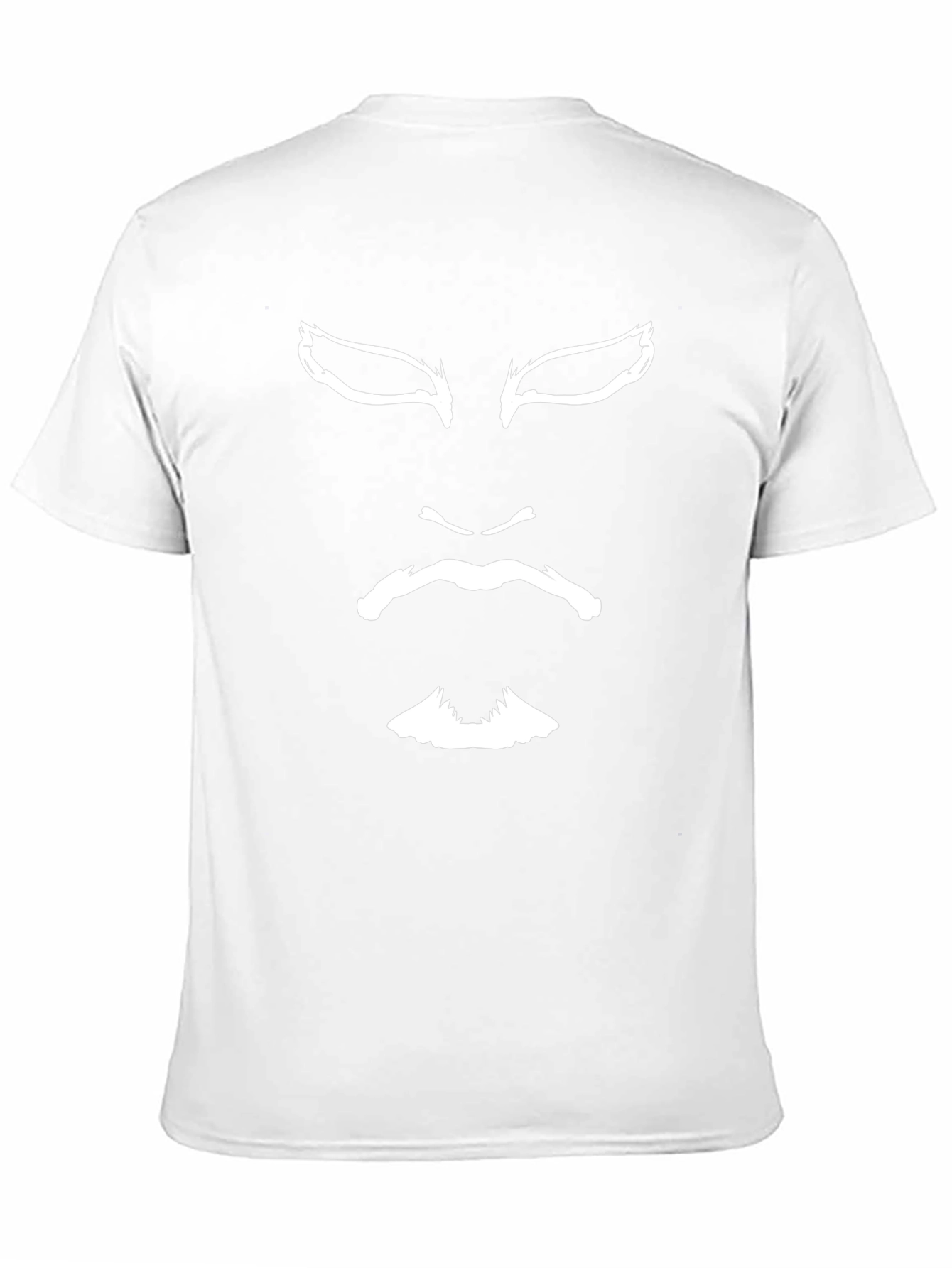 Kabuki Mask Graphic Tee - Black Cotton T-Shirt
