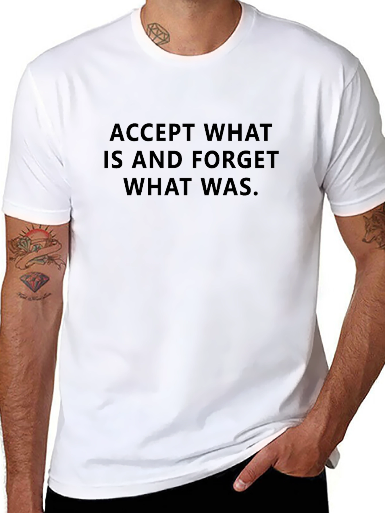Accept What Is Black T-Shirt