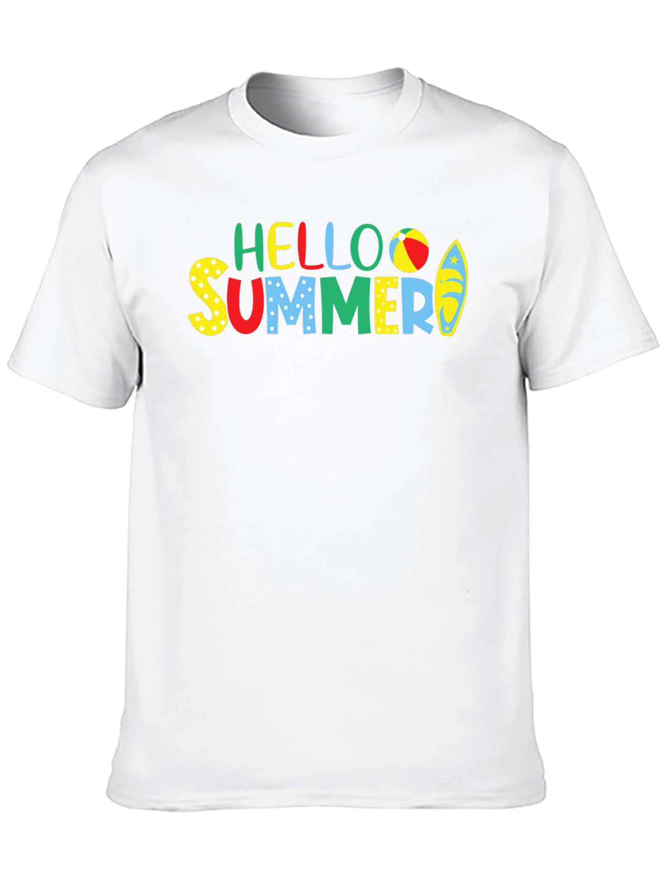 Hello Summer Graphic Tee - Black