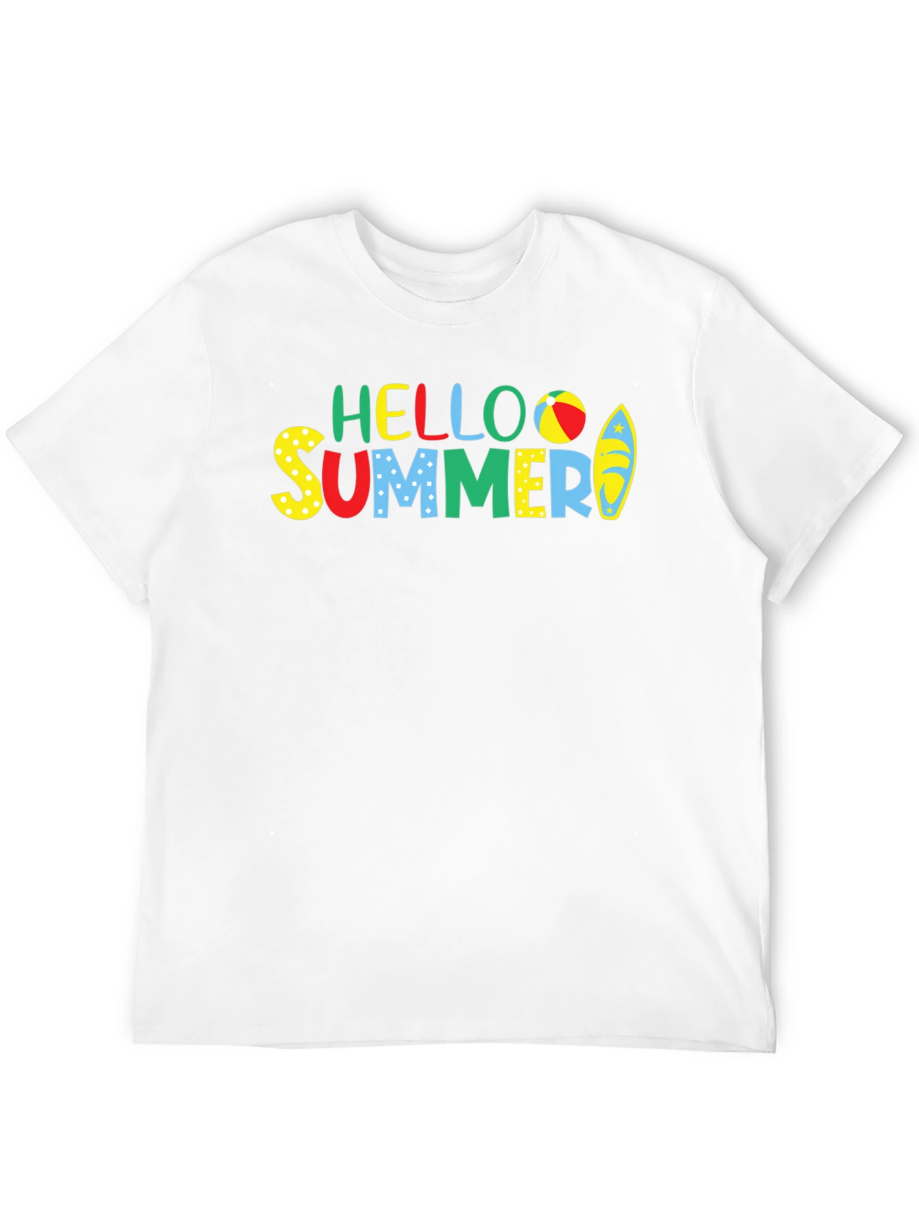 Hello Summer Graphic Tee - Black