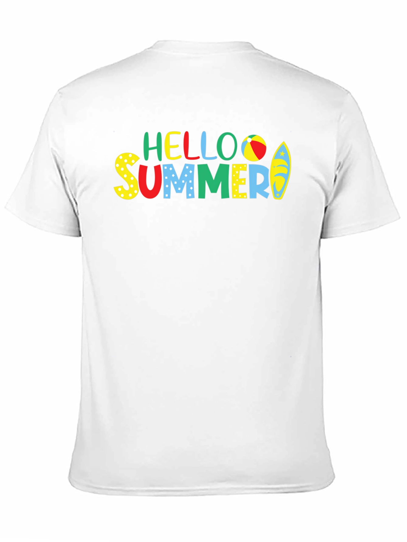 Hello Summer Graphic Tee - Black