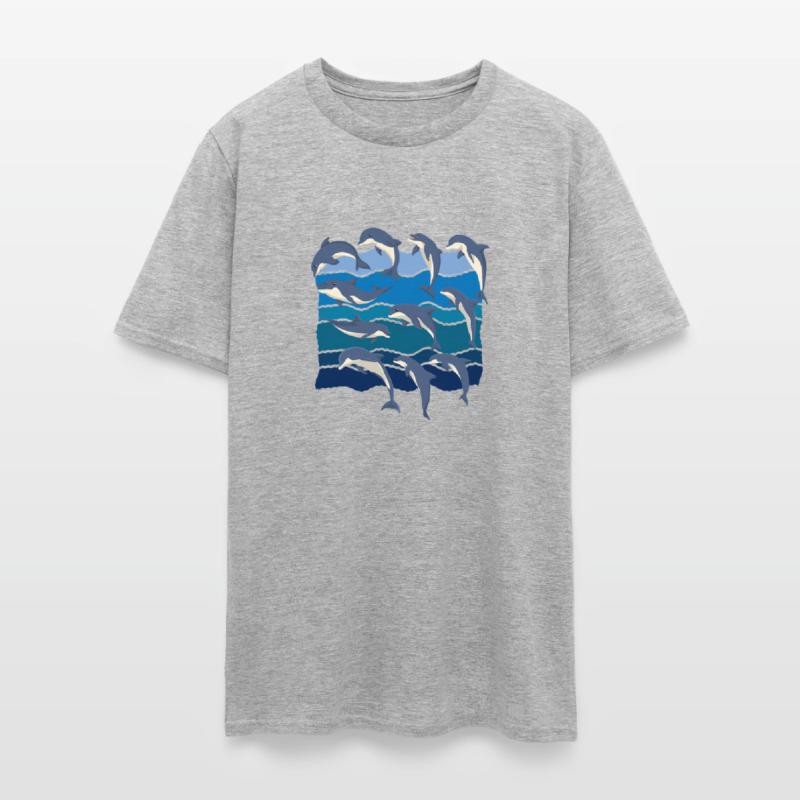 Ocean Dolphins Sea Animal Waves Dolphin