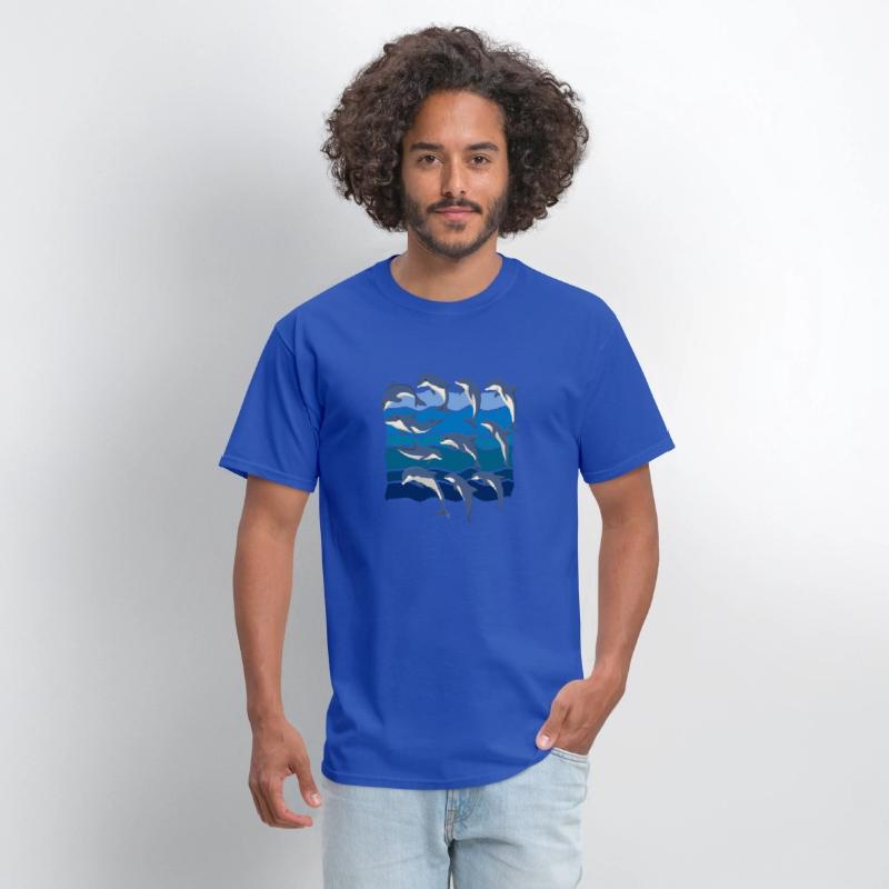 Ocean Dolphins Sea Animal Waves Dolphin