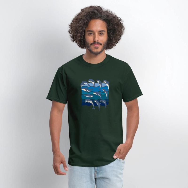 Ocean Dolphins Sea Animal Waves Dolphin