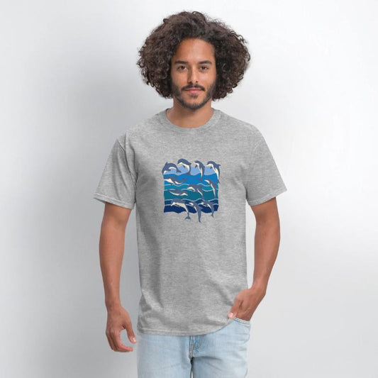 Ocean Dolphins Sea Animal Waves Dolphin
