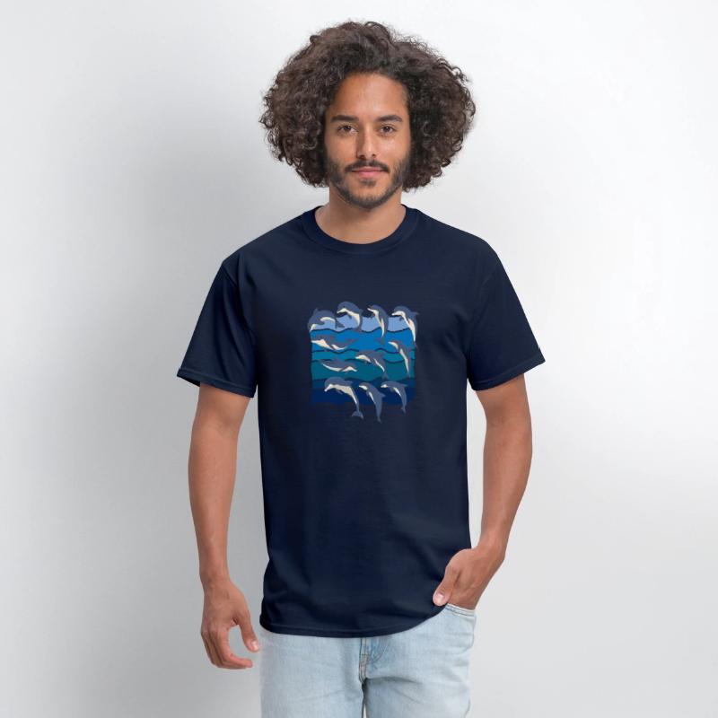 Ocean Dolphins Sea Animal Waves Dolphin