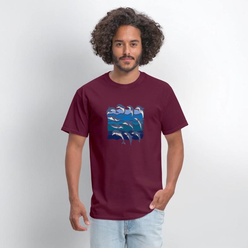 Ocean Dolphins Sea Animal Waves Dolphin