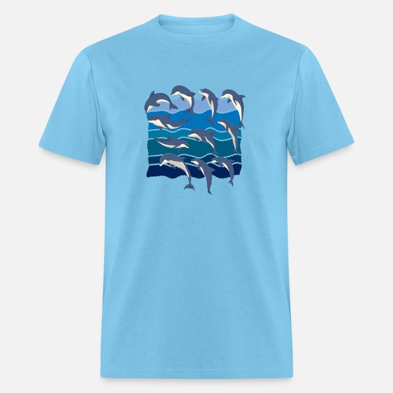 Ocean Dolphins Sea Animal Waves Dolphin