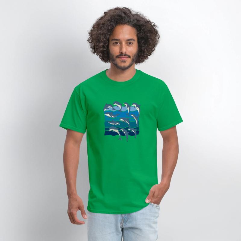 Ocean Dolphins Sea Animal Waves Dolphin