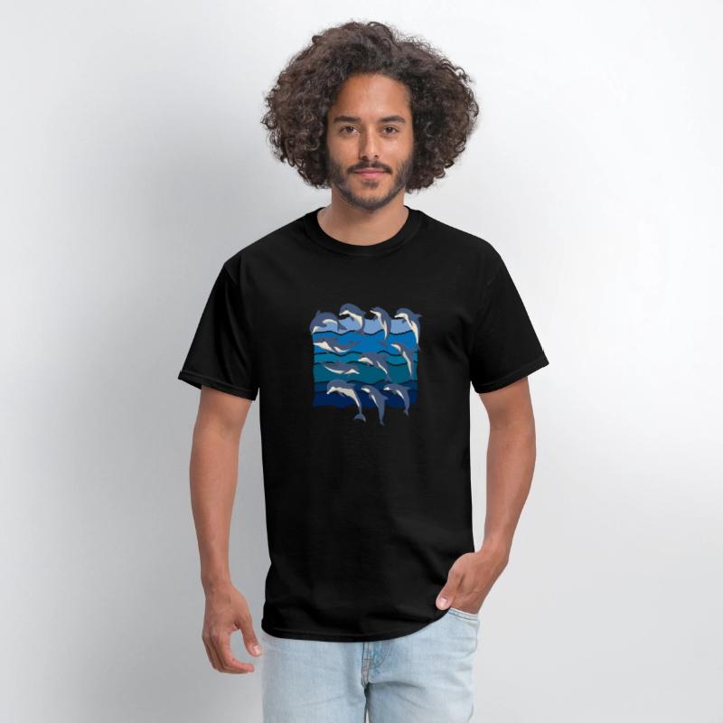 Ocean Dolphins Sea Animal Waves Dolphin
