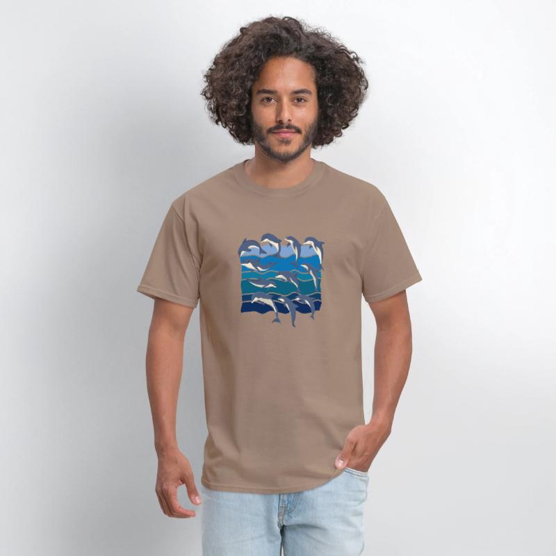 Ocean Dolphins Sea Animal Waves Dolphin