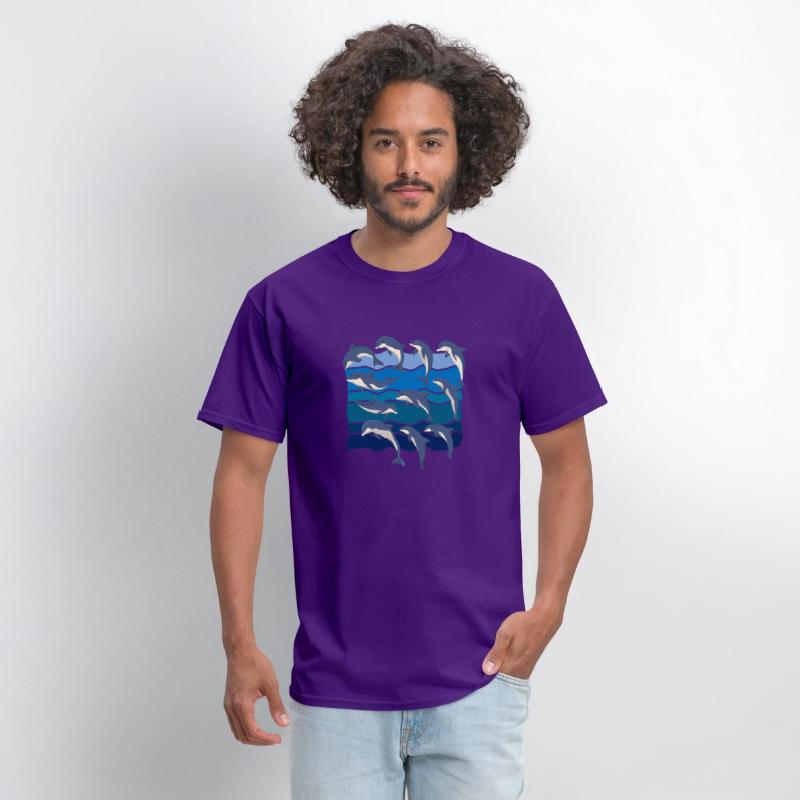 Ocean Dolphins Sea Animal Waves Dolphin