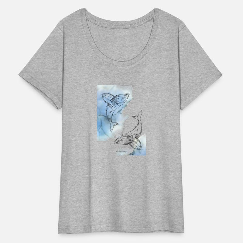 Ocean Harmony - Majestic Sperm Whales in Tranquil