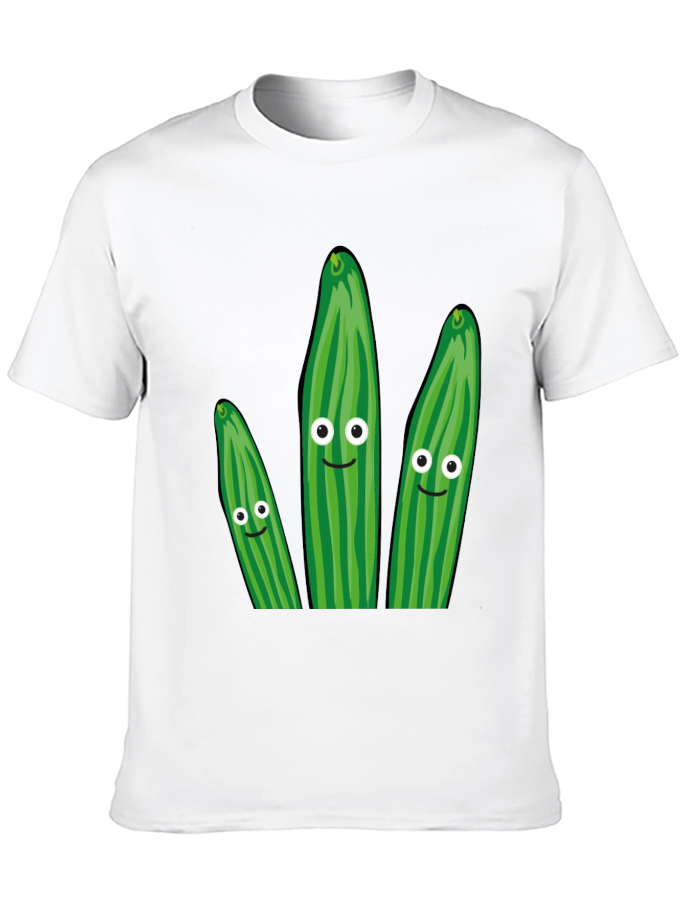 Funny Cucumber Graphic T-Shirt - Quirky Novelty Tee