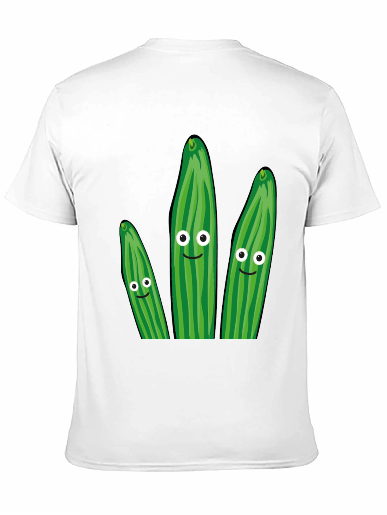 Funny Cucumber Graphic T-Shirt - Quirky Novelty Tee