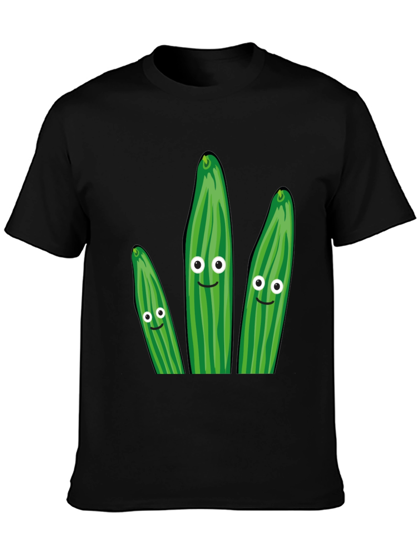Funny Cucumber Graphic T-Shirt - Quirky Novelty Tee