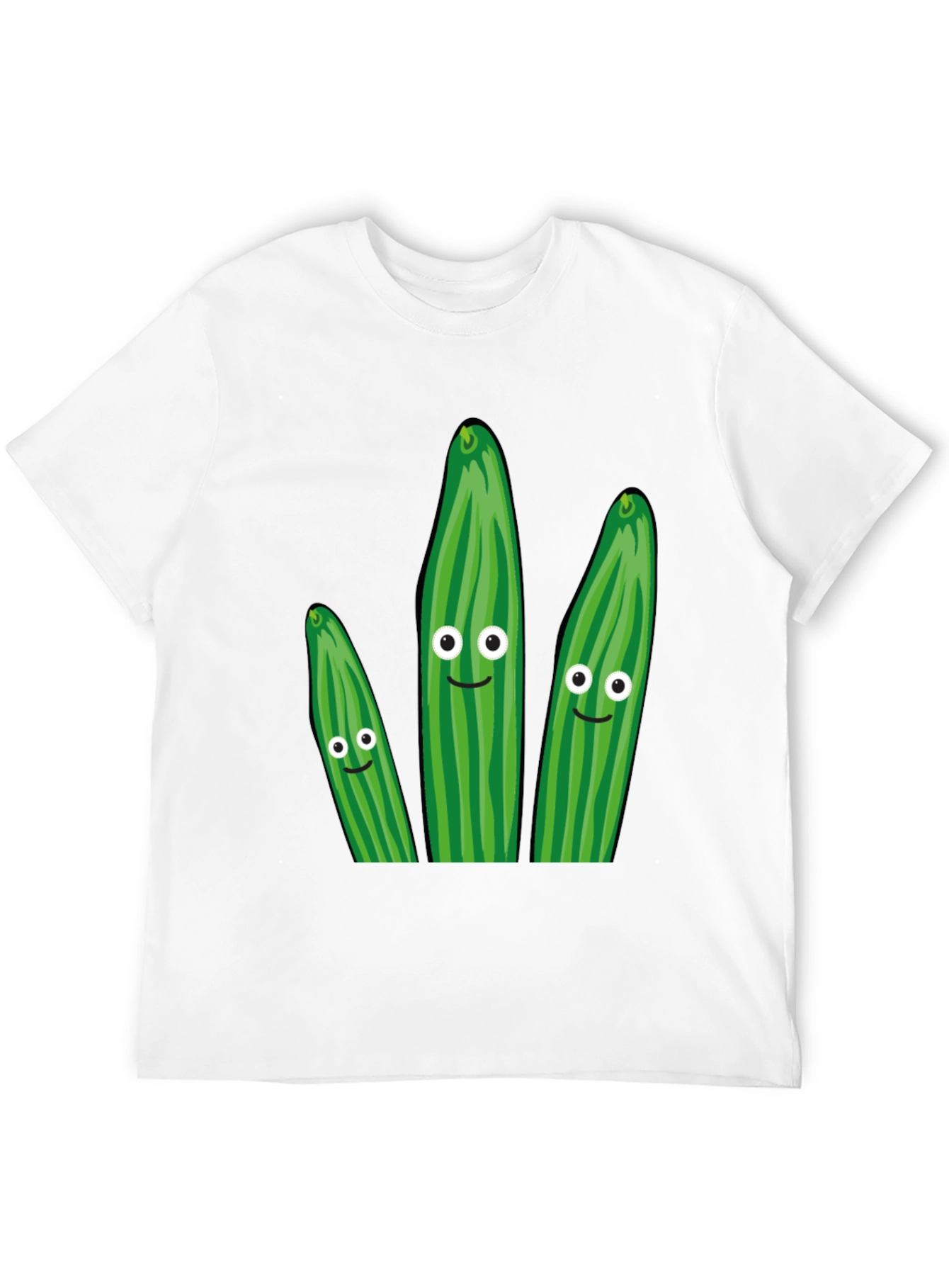Funny Cucumber Graphic T-Shirt - Quirky Novelty Tee