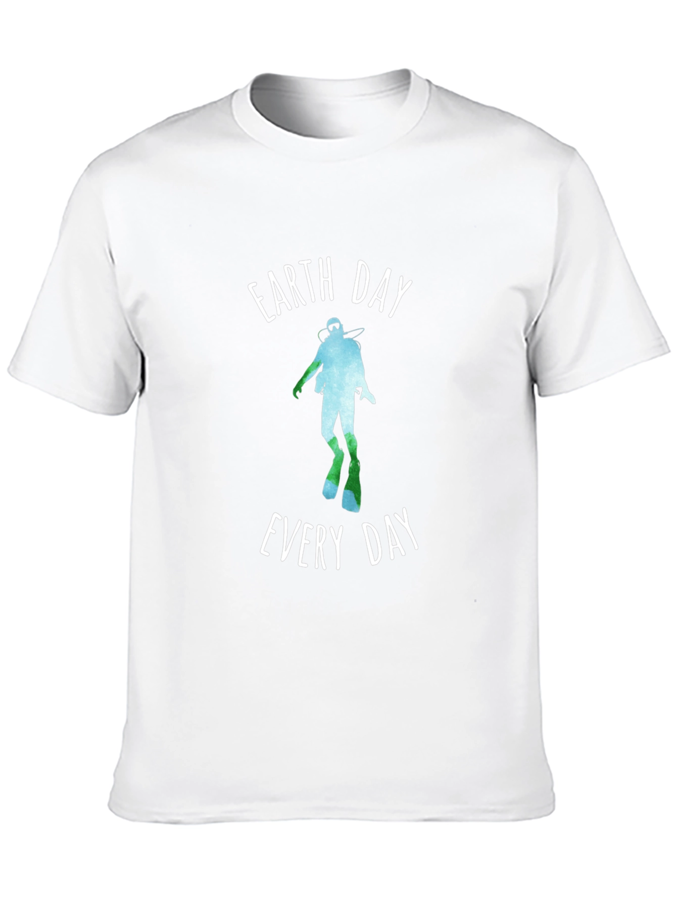 Earth Day Every Day Diver Graphic T-Shirt