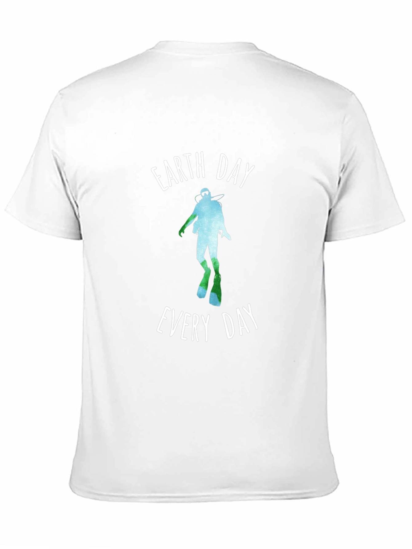 Earth Day Every Day Diver Graphic T-Shirt