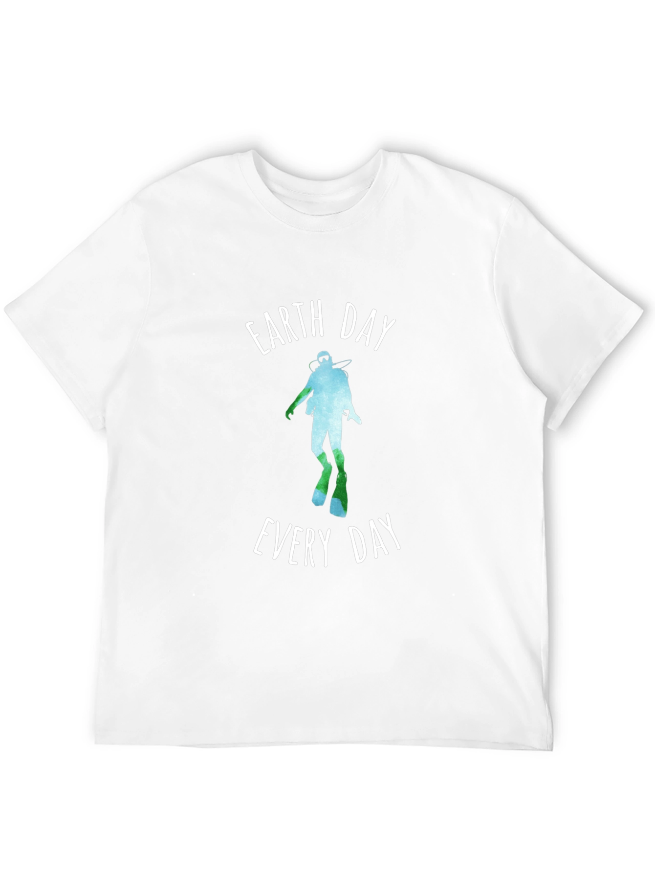 Earth Day Every Day Diver Graphic T-Shirt