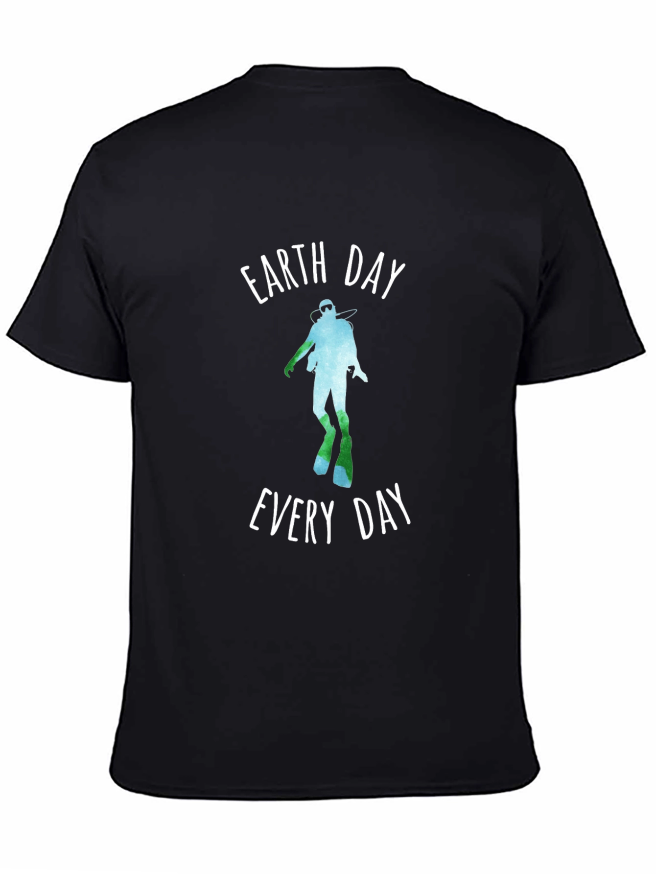 Earth Day Every Day Diver Graphic T-Shirt