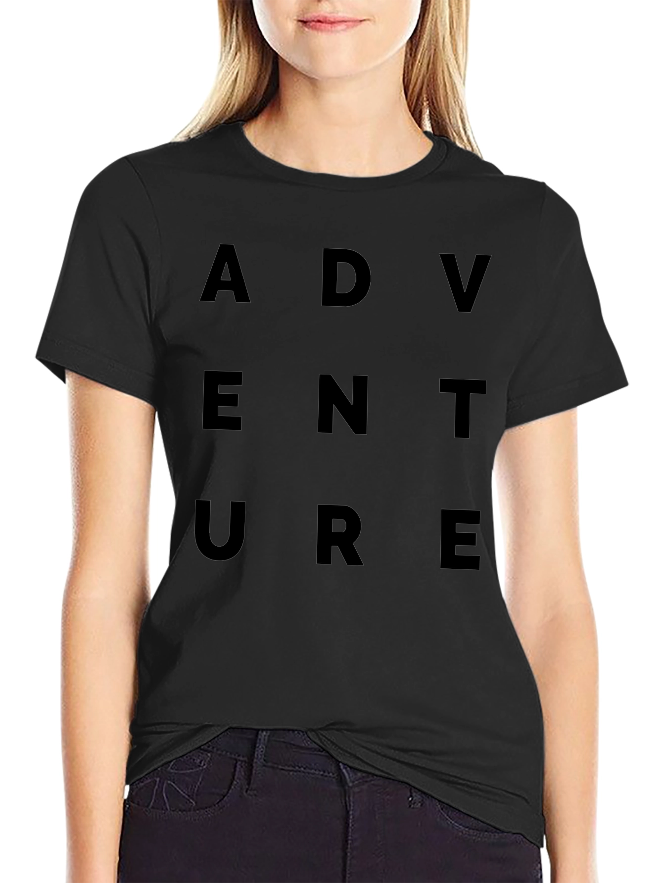 Adventure T-Shirt - Black Graphic Tee