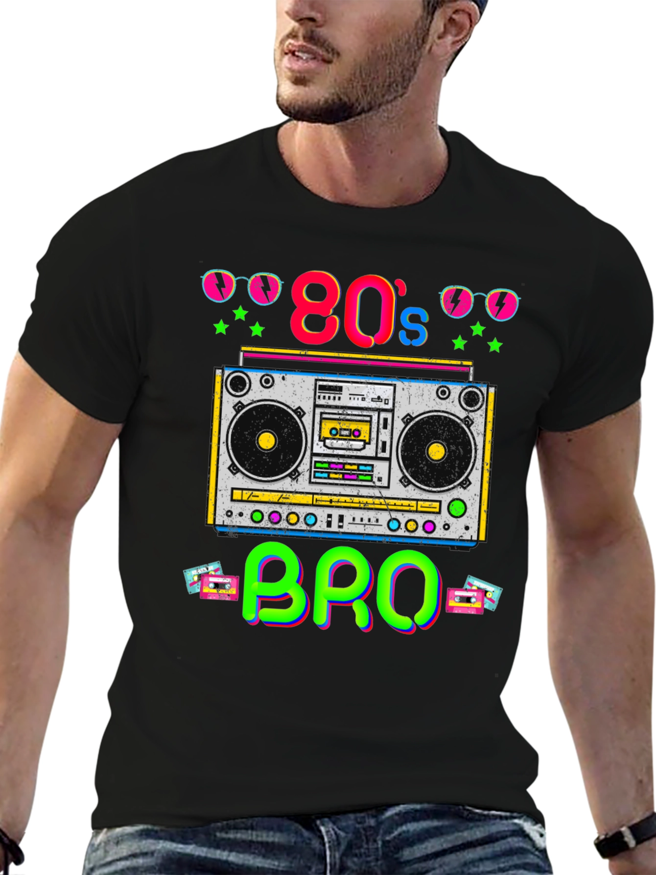 Retro 80s Boombox T-Shirt