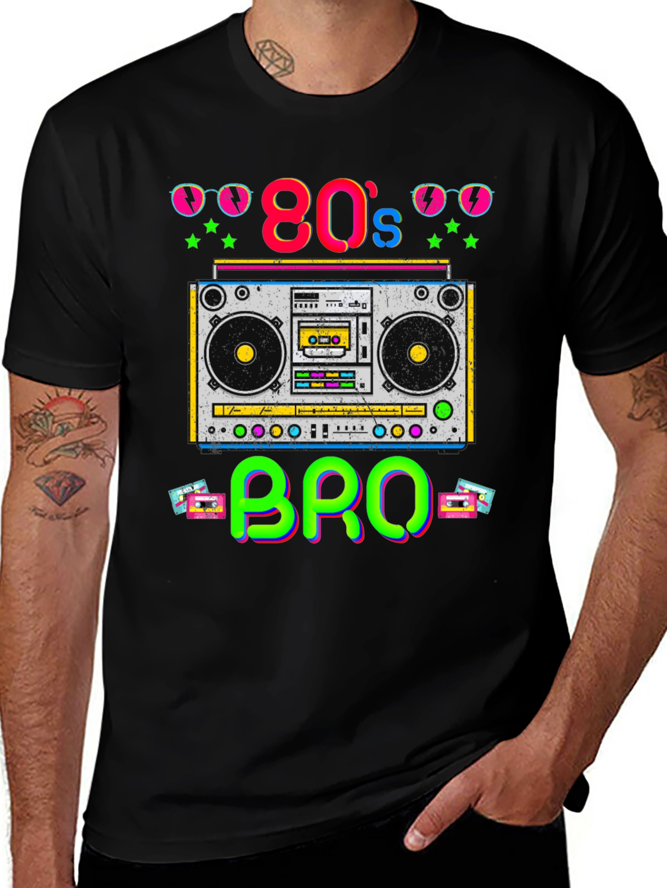 Retro 80s Boombox T-Shirt