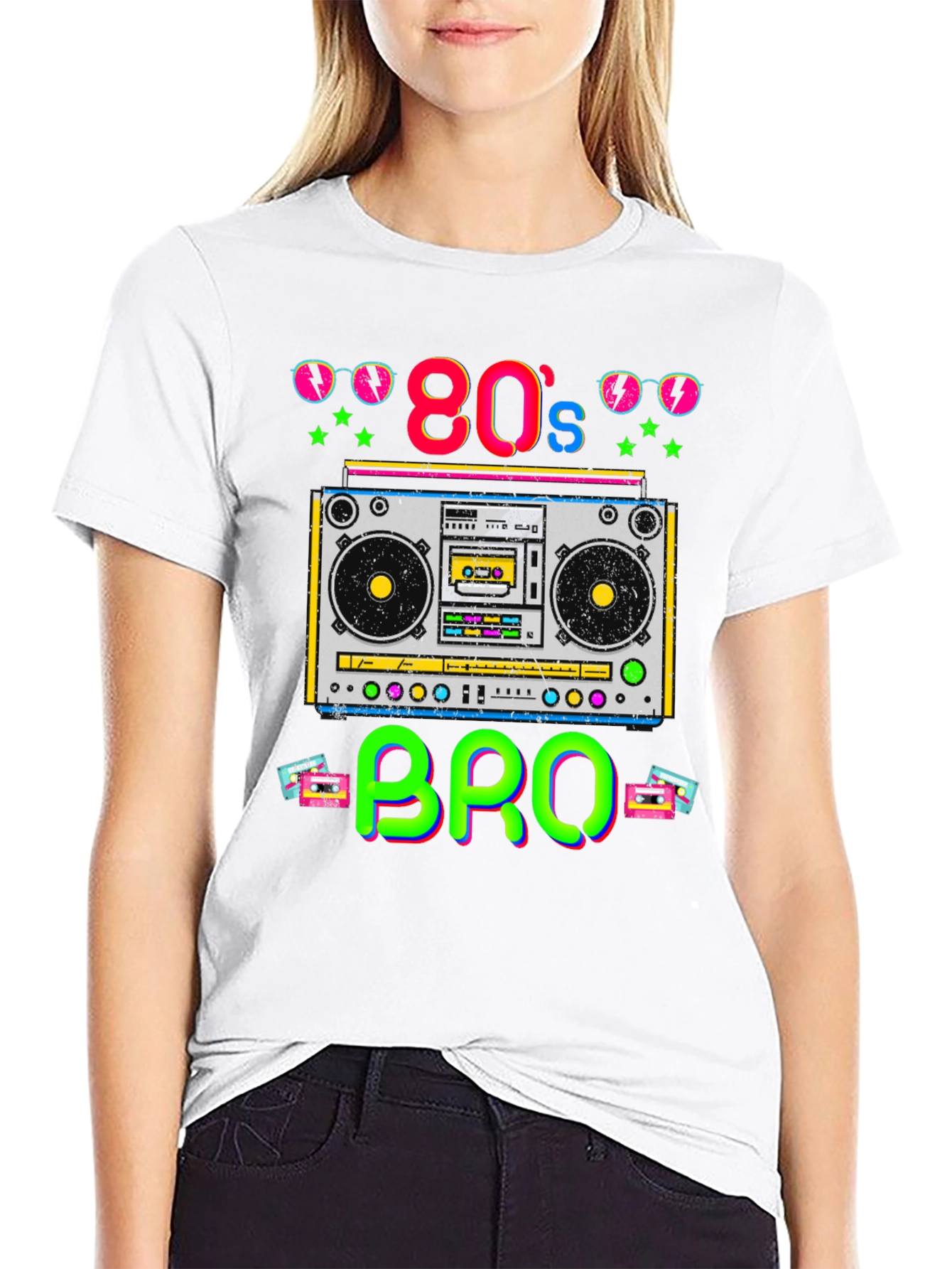 Retro 80s Boombox T-Shirt