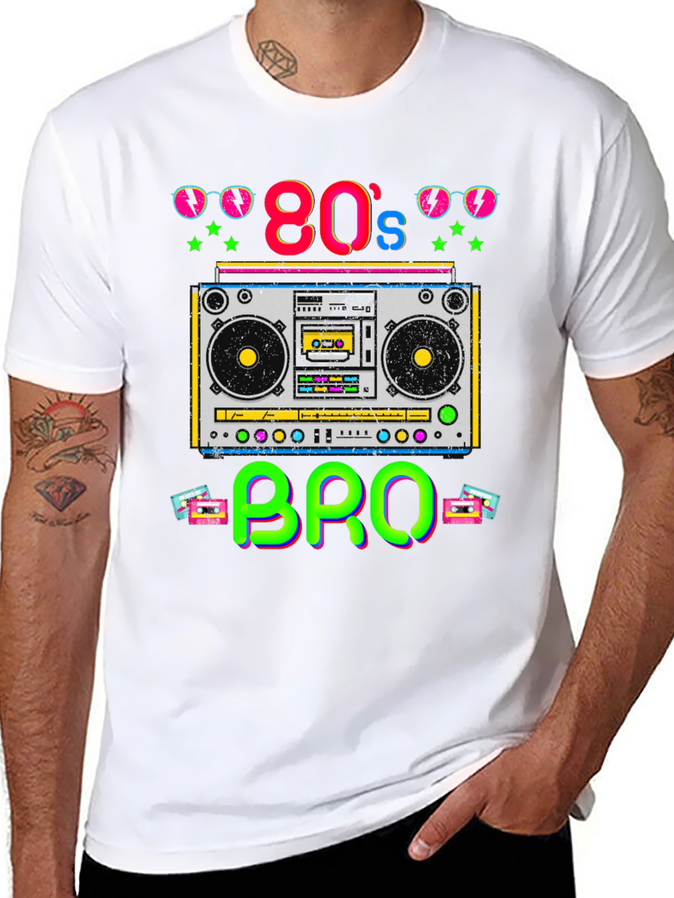 Retro 80s Boombox T-Shirt