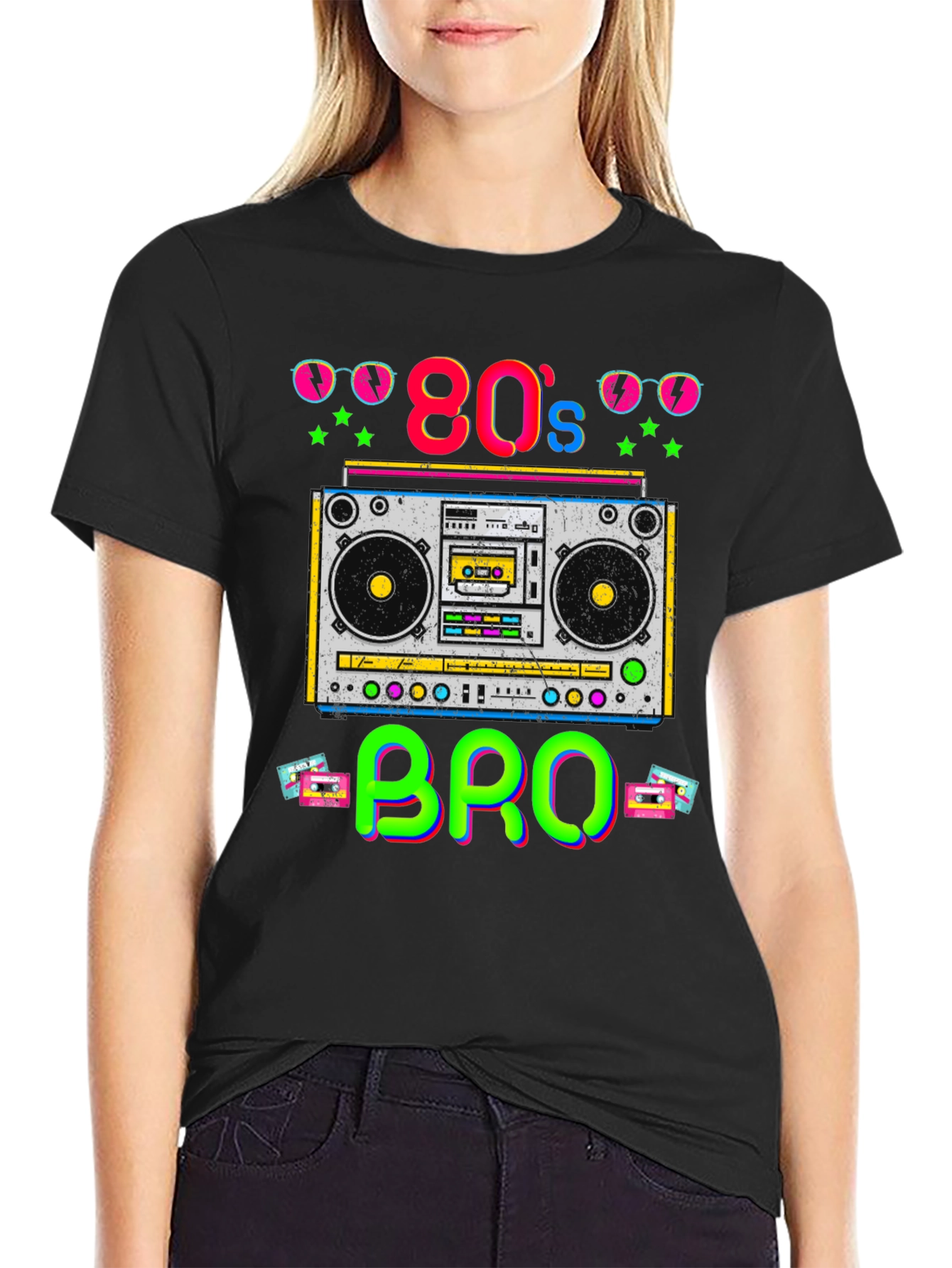 Retro 80s Boombox T-Shirt