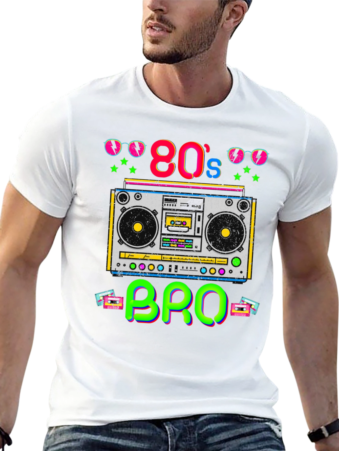 Retro 80s Boombox T-Shirt