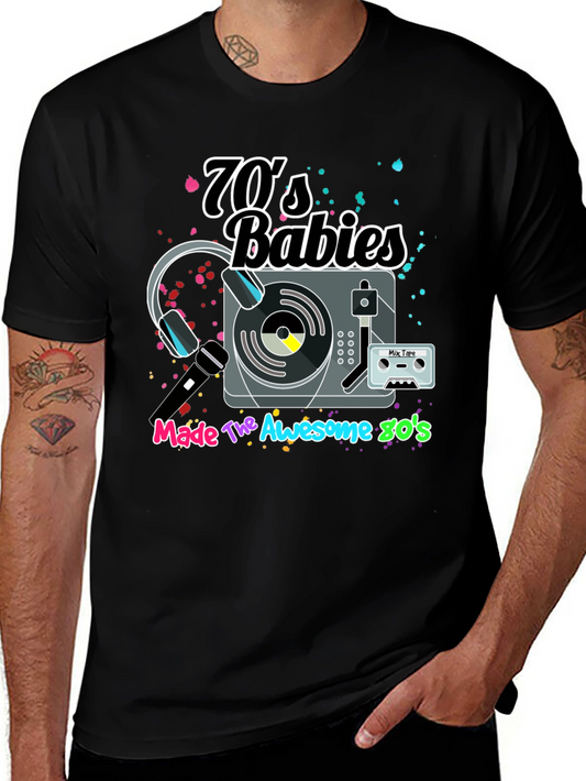 70s Babies Made The Awesome 80s Graphic Tee