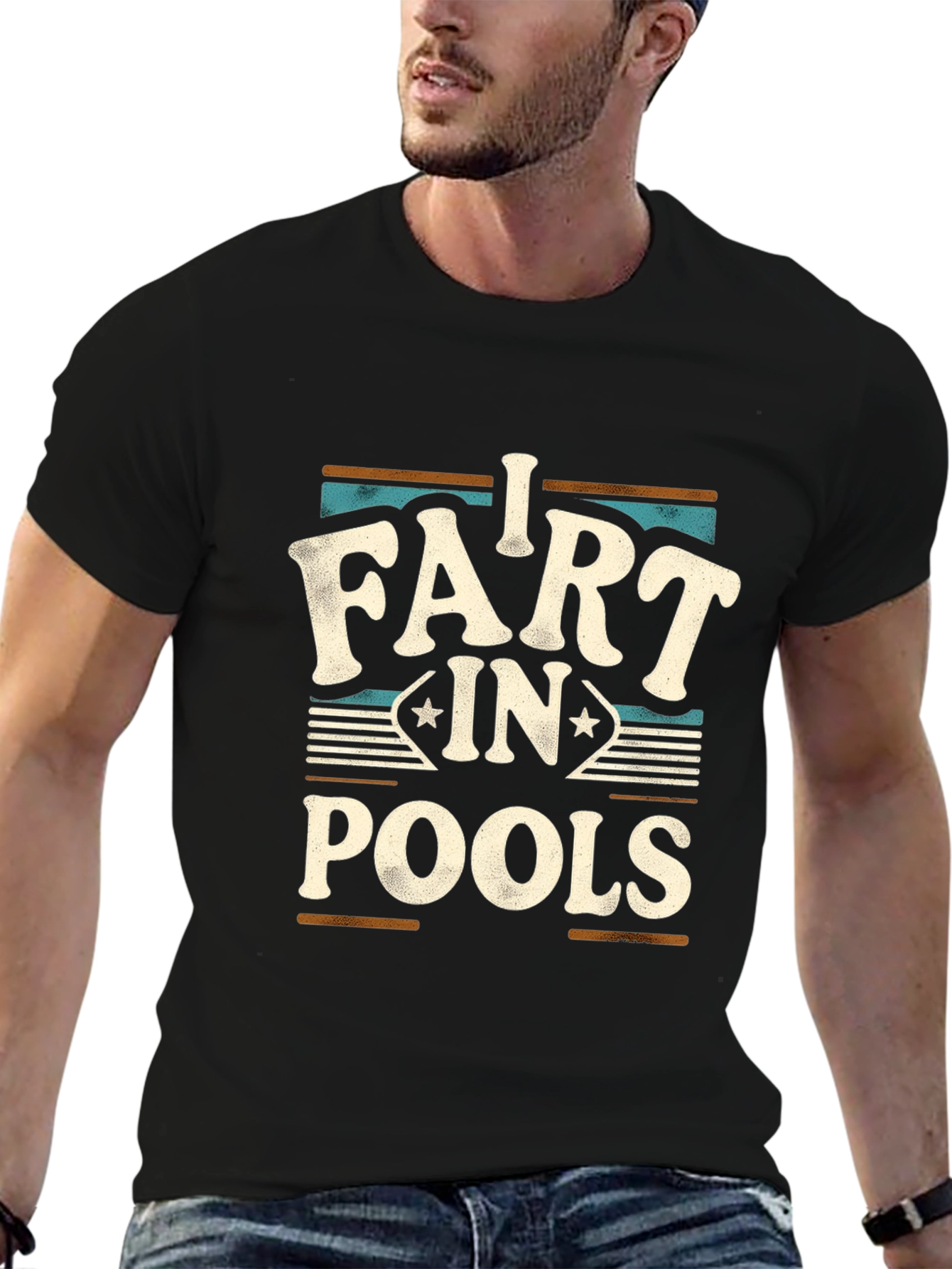I Fart In Pools Graphic T-Shirt