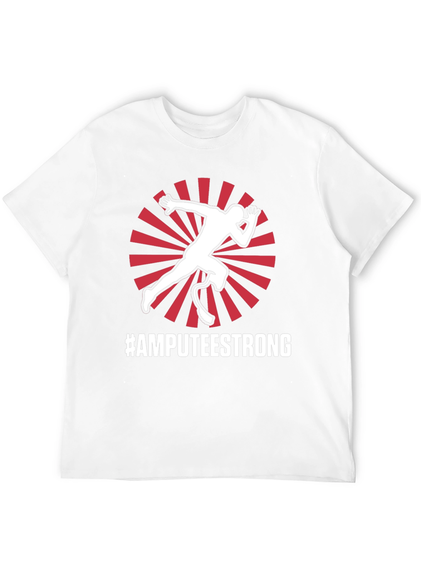 Amputee Strong Graphic T-Shirt - Inspirational Design