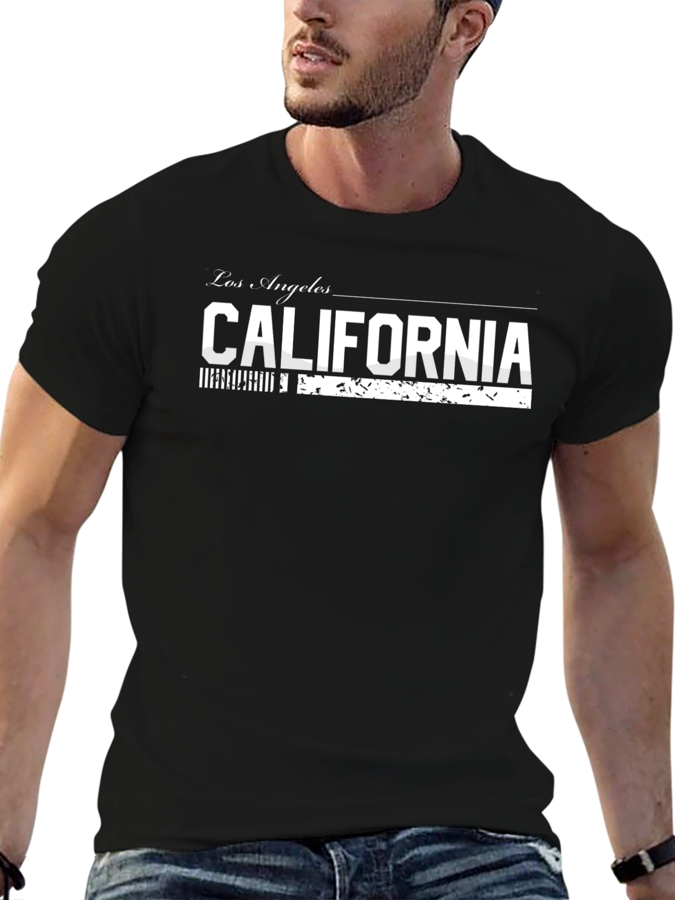 California Los Angeles Graphic Tee - Black