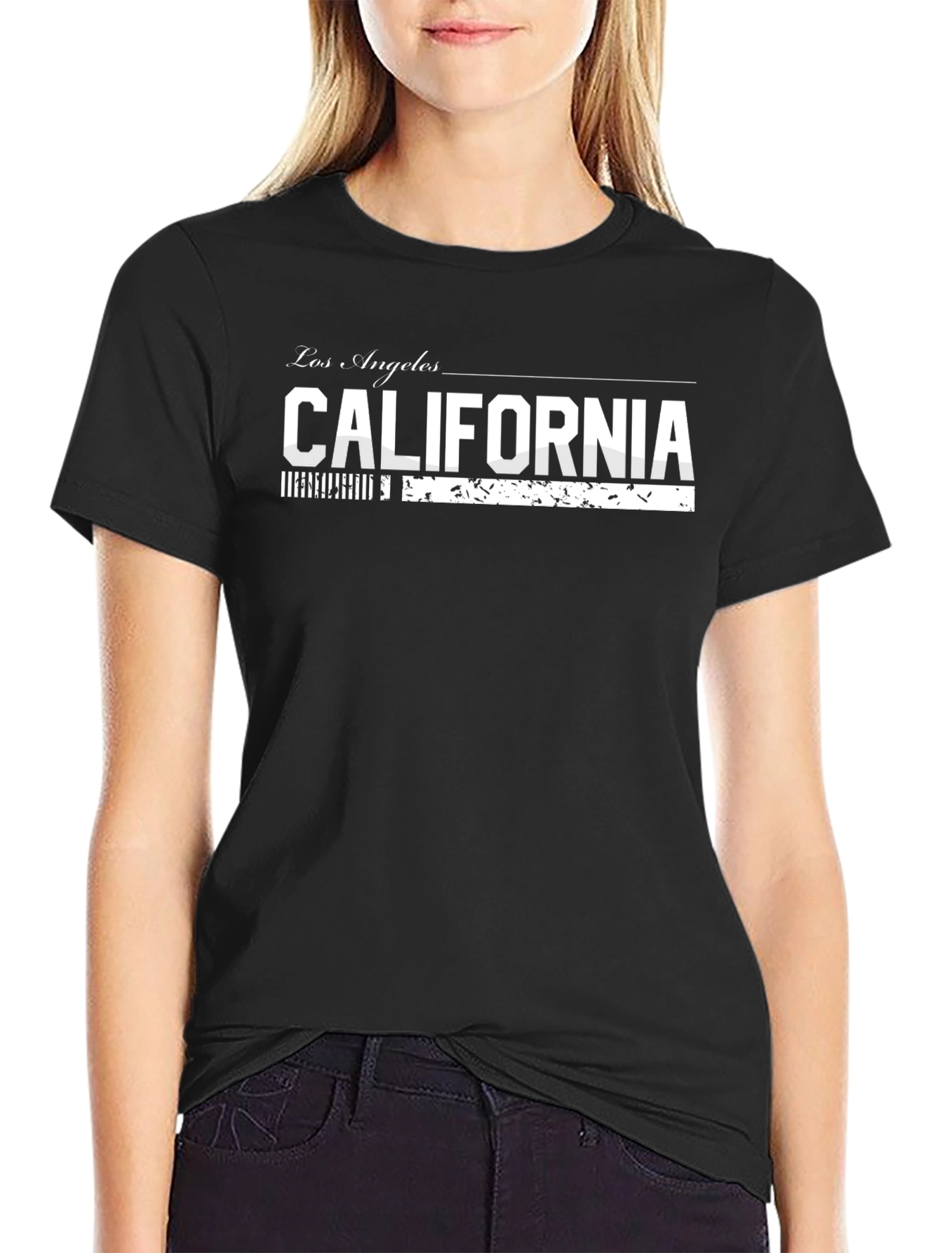 California Los Angeles Graphic Tee - Black