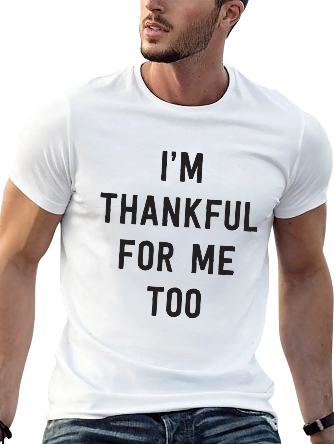 Thankful For Me Too Black T-Shirt