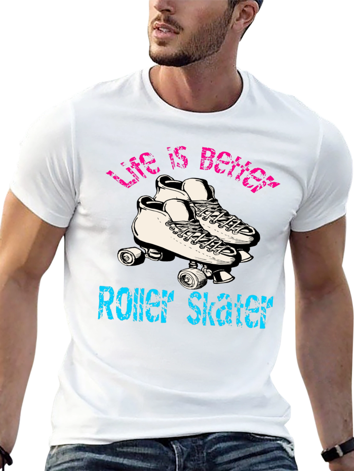 Life is Better Roller Skating T-Shirt