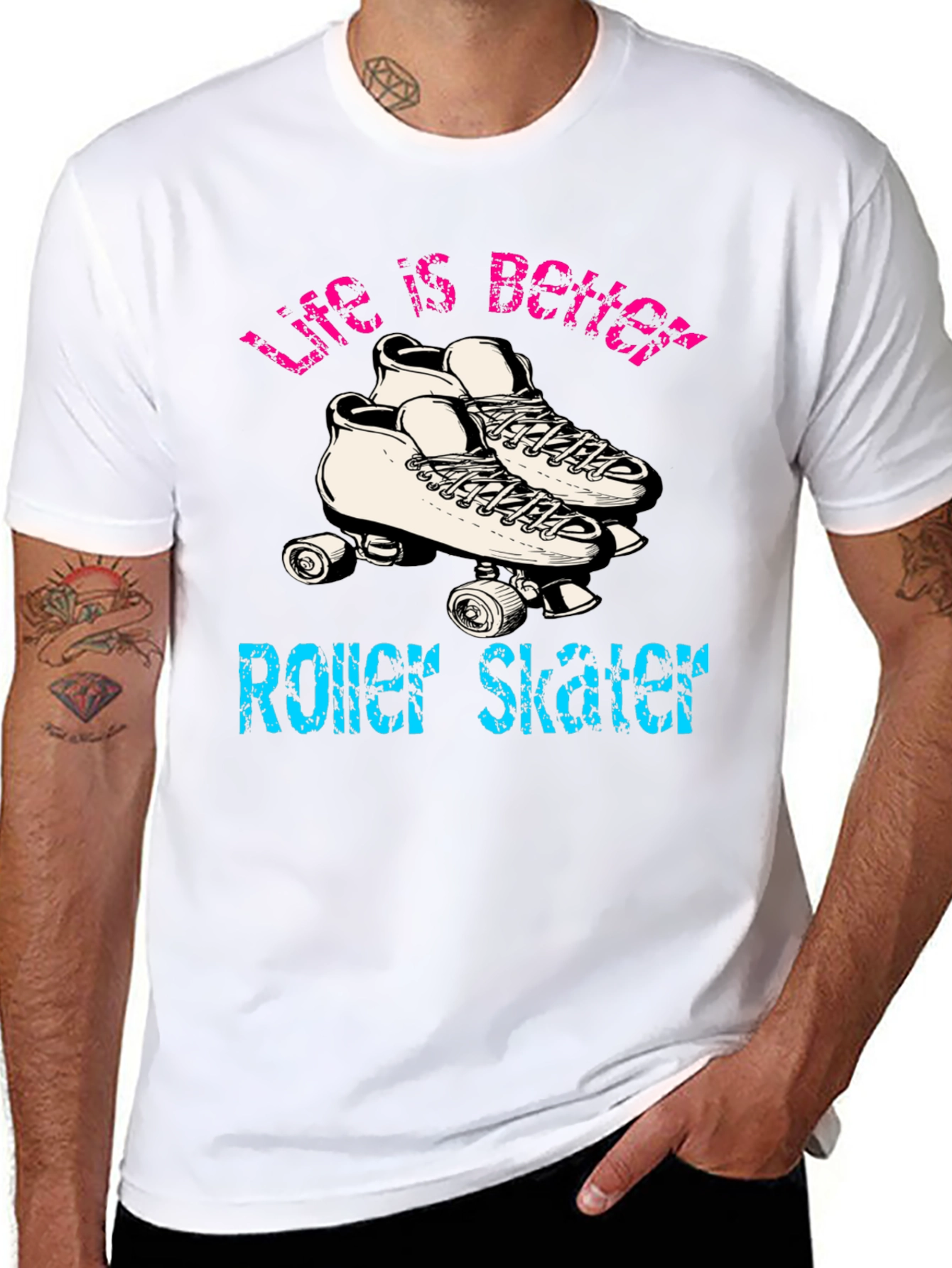 Life is Better Roller Skating T-Shirt