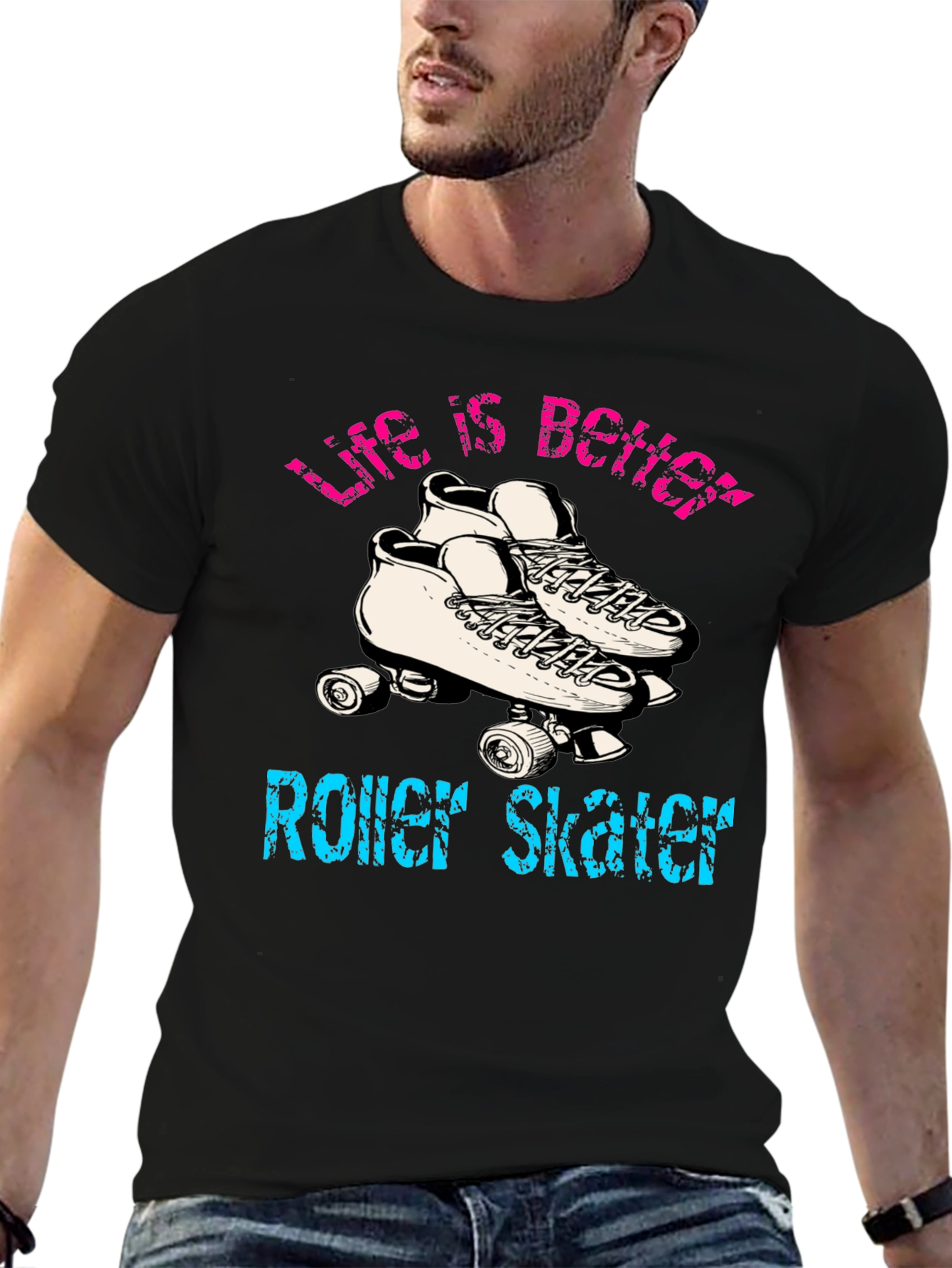 Life is Better Roller Skating T-Shirt