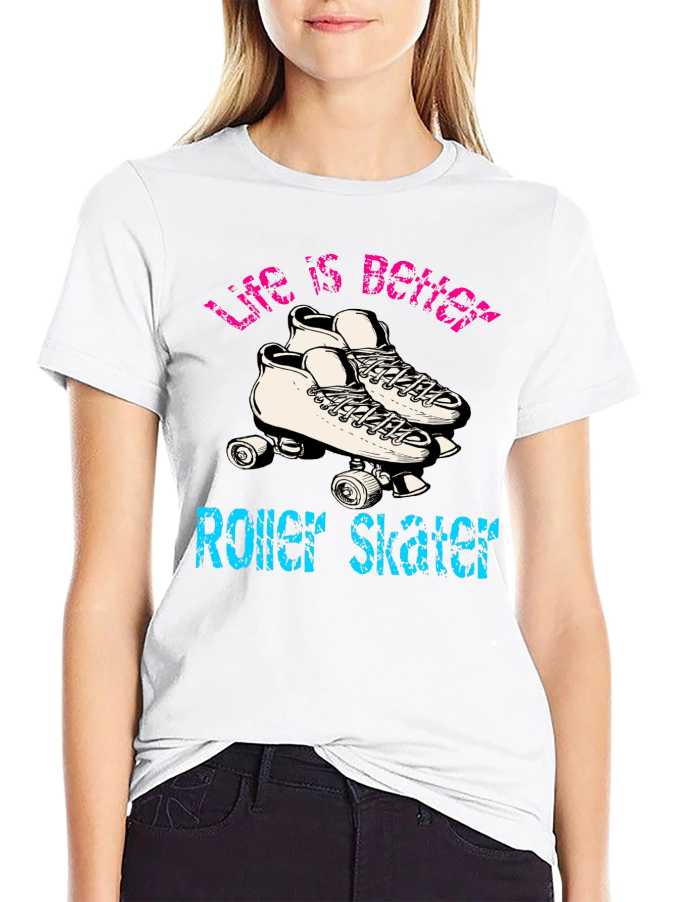 Life is Better Roller Skating T-Shirt