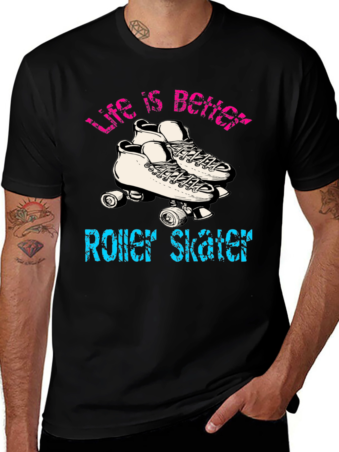 Life is Better Roller Skating T-Shirt