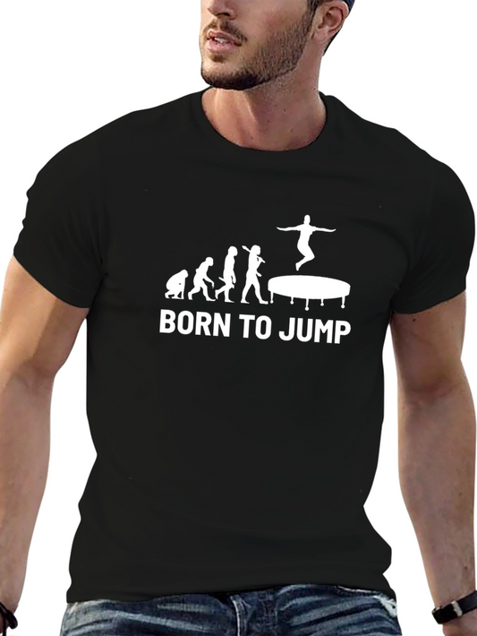 Born To Jump Evolution T-Shirt - Black