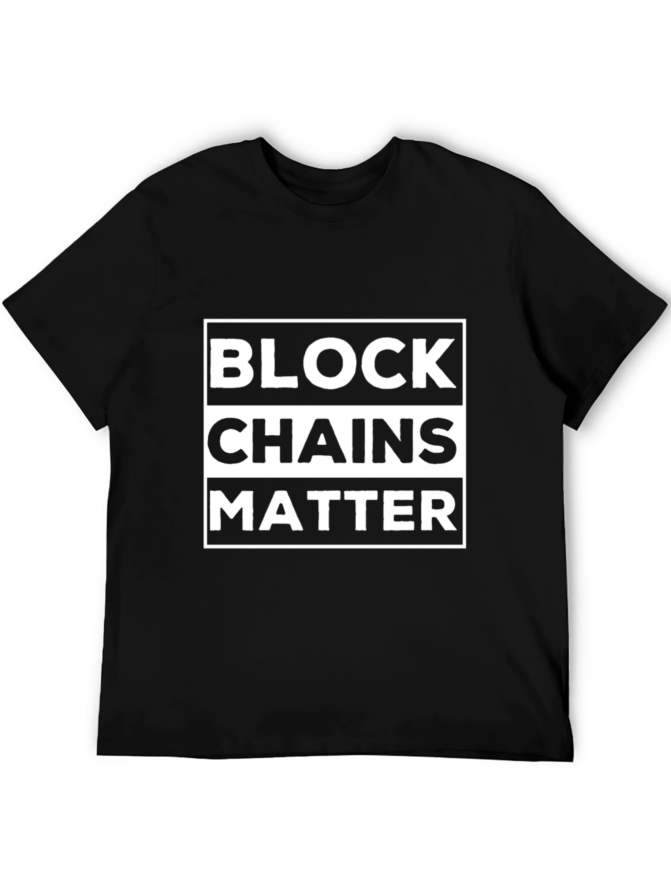 Blockchains Matter T-Shirt - Black